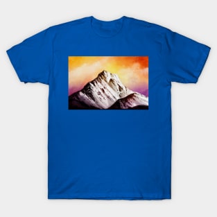 Mountain Landscape Paint T-Shirt